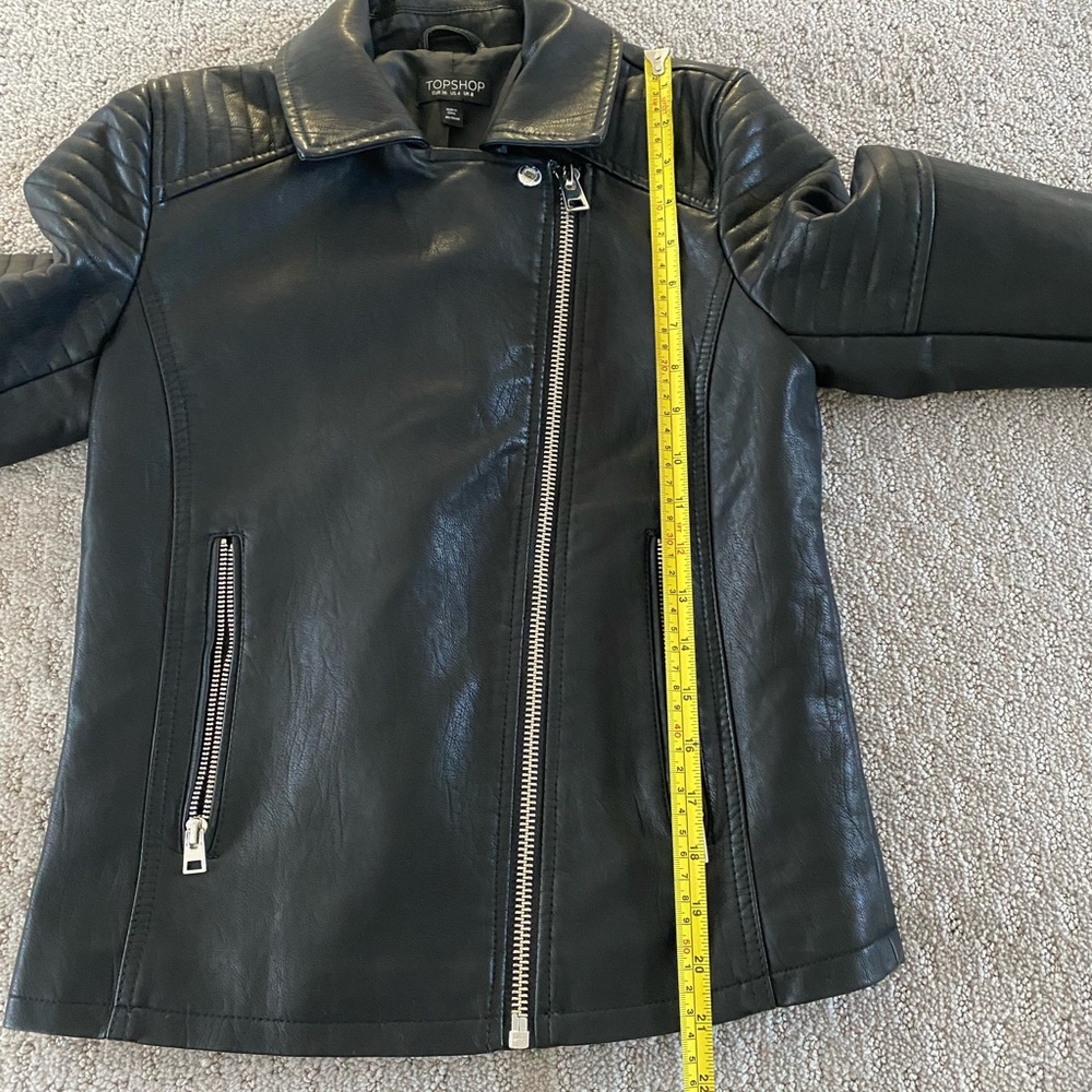 Topshop Rosa Biker Jacket - Picture 11 of 15